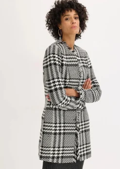 Damen bonprix Blazer|Bekleidung·Basics|Longblazer aus Bouclé