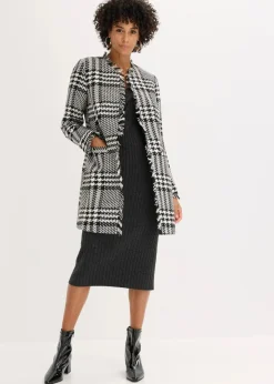 Damen bonprix Blazer|Bekleidung·Basics|Longblazer aus Bouclé