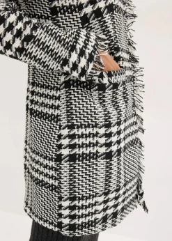 Damen bonprix Blazer|Bekleidung·Basics|Longblazer aus Bouclé