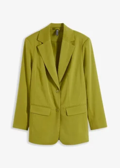 Damen bonprix Bekleidung·Basics|Blazer|Longblazer aus Viskose-Mix