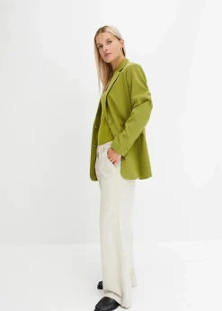 Damen bonprix Bekleidung·Basics|Blazer|Longblazer aus Viskose-Mix