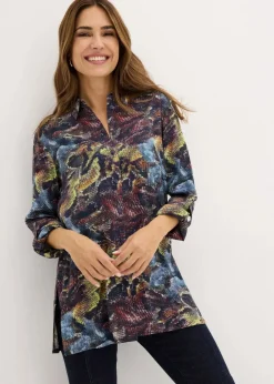 Damen bonprix Bekleidung·Jacken & Mäntel|Blusen & Tuniken|Longbluse