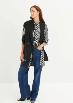 Damen bonprix Bekleidung·Jacken & Mäntel|Blusen & Tuniken|Longbluse