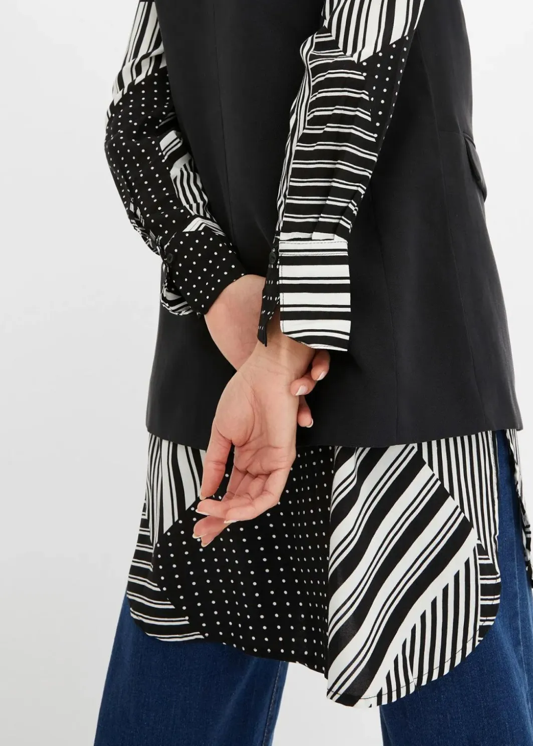 Damen bonprix Bekleidung·Jacken & Mäntel|Blusen & Tuniken|Longbluse
