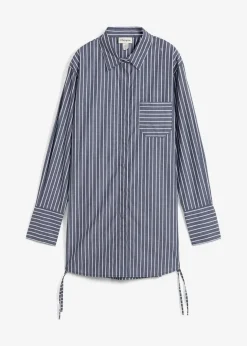 Damen bonprix Bekleidung·Jacken & Mäntel|Blusen & Tuniken|Longbluse aus reiner Baumwolle