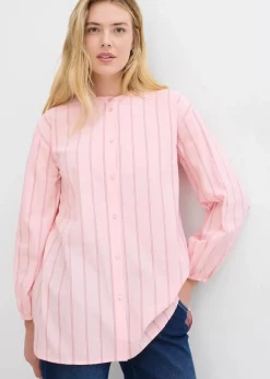 Damen bonprix Bekleidung·Jacken & Mäntel|Blusen & Tuniken|Longbluse aus Baumwollpopeline
