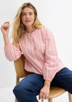 Damen bonprix Bekleidung·Jacken & Mäntel|Blusen & Tuniken|Longbluse aus Baumwollpopeline