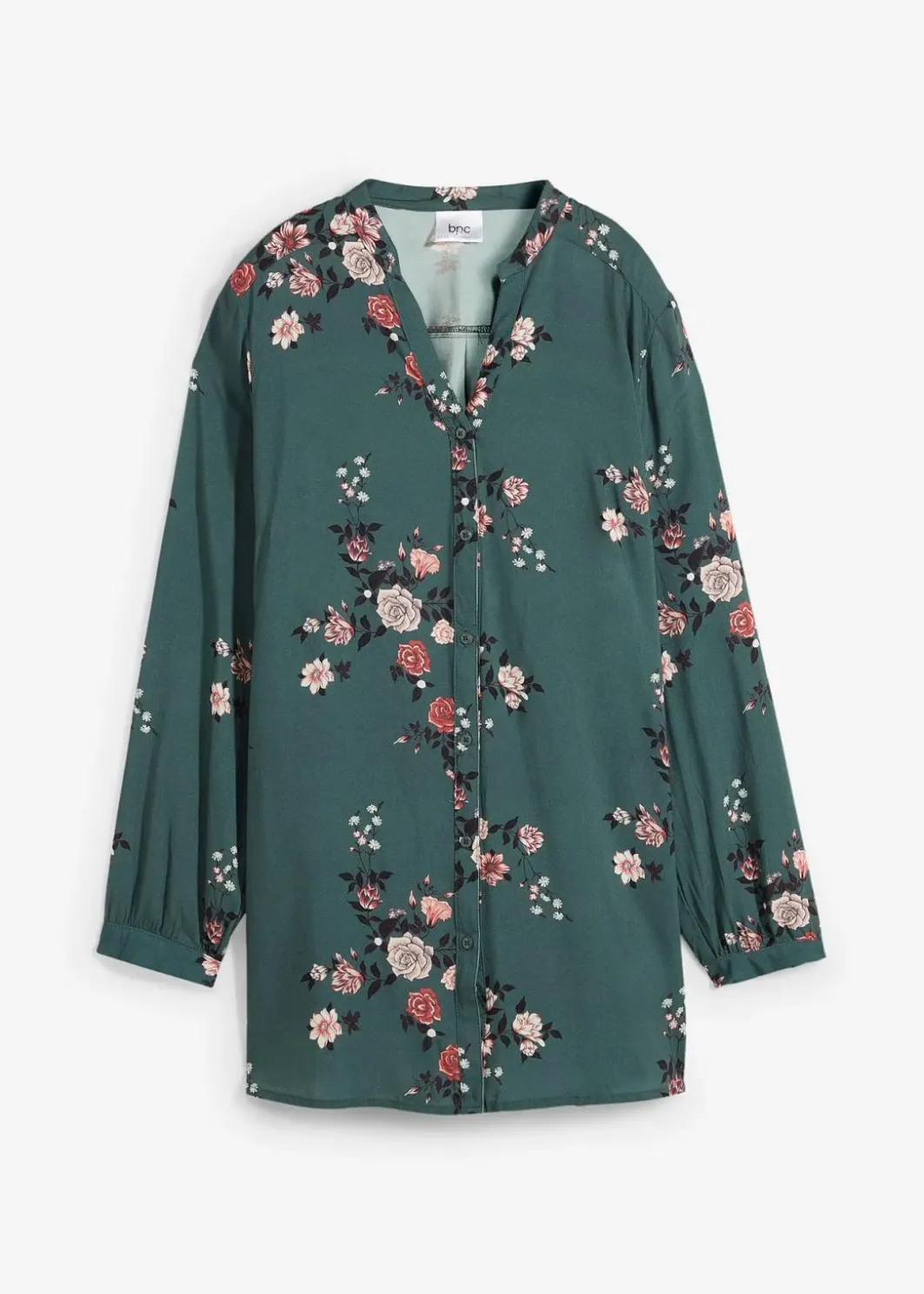 Damen bonprix Blusen & Tuniken|Nachhaltigere Materialien|Longbluse aus fließender Viskose