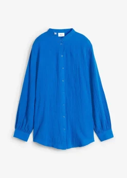 Hot Longbluse aus luftigem Musselin Damen Blusen & Tuniken|Bekleidung·Jacken & Mäntel