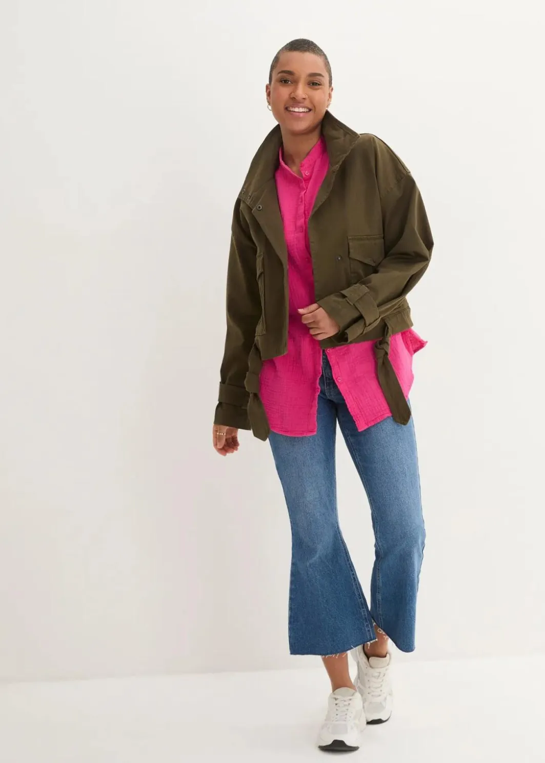 Discount Longbluse aus luftigem Musselin Damen Blusen & Tuniken|Bekleidung·Jacken & Mäntel