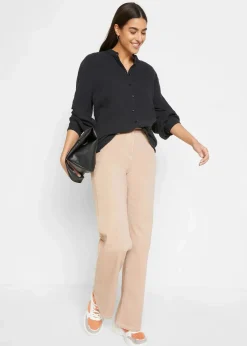 Sale Longbluse aus luftigem Musselin Damen Bekleidung·Jacken & Mäntel|Blusen & Tuniken