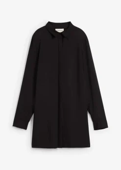 Discount Longbluse mit Schlitz aus fließender Viskose Damen Bekleidung·Jacken & Mäntel|Nachhaltigere Materialien