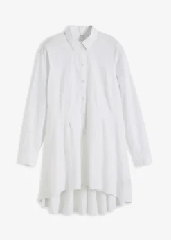 Sale Longbluse mit Volant Damen Blusen & Tuniken|Bekleidung·Jacken & Mäntel