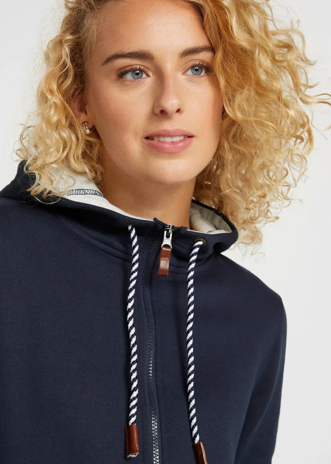 Damen bonprix Bekleidung·Blusen & Tuniken|Sweat|Long-Kapuzen-Sweatjacke