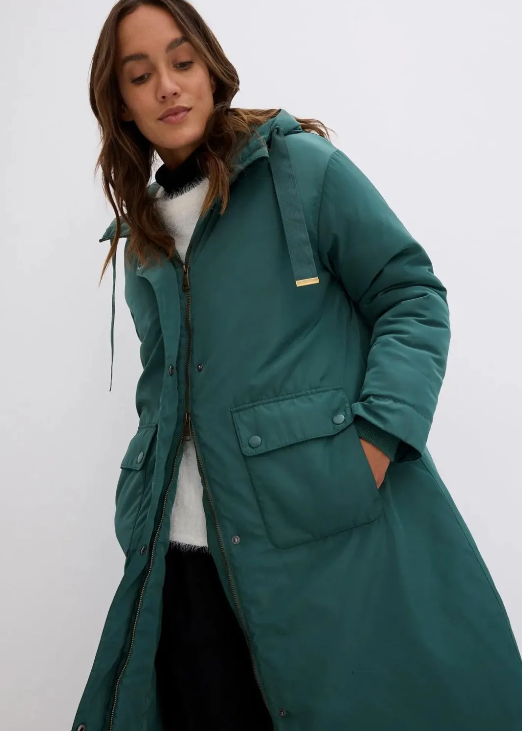 Clearance Long-Parka Damen Nachhaltigere Materialien|Jacken & Mäntel