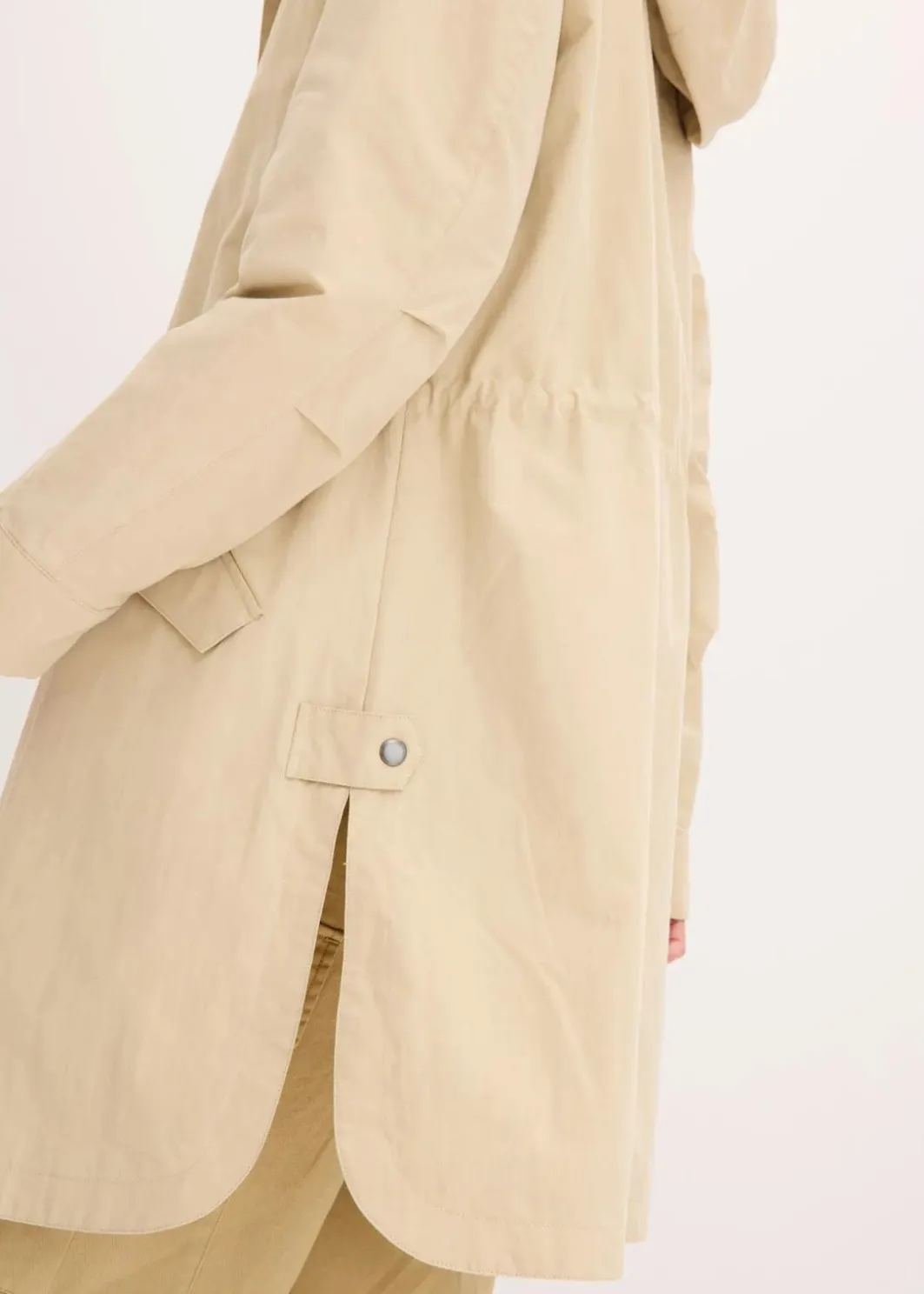 Damen bonprix Jacken & Mäntel|Long-Parka mit Kapuze
