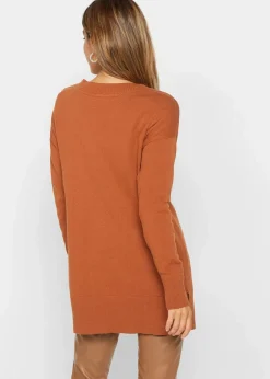 Damen bonprix Pullover & Strickjacken|Bekleidung·Jeans|Long-Pullover