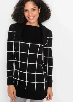 Damen bonprix Pullover & Strickjacken|Bekleidung·Jeans|Long-Pullover