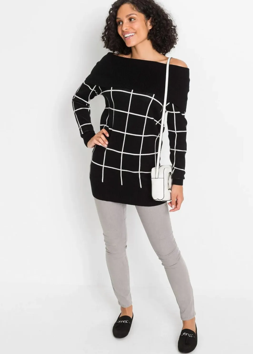 Damen bonprix Pullover & Strickjacken|Bekleidung·Jeans|Long-Pullover