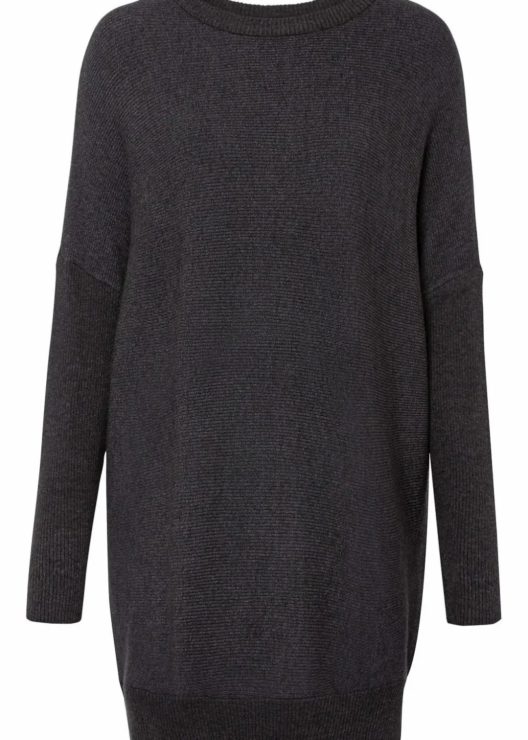 Damen bonprix Strickmode|Pullover & Strickjacken|Long-Pullover aus Viskose-Mix