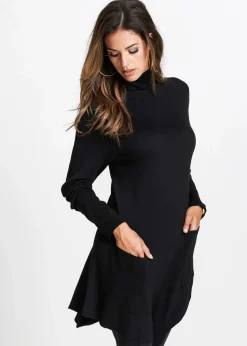 Damen bonprix Bekleidung·Umstandsmode|Bekleidung·Jeans|Long-Pullover aus Viskose-Mischung