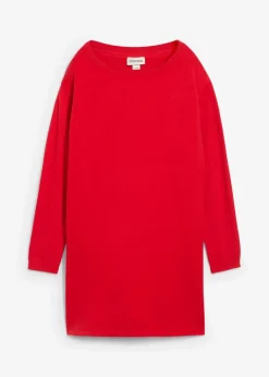 Hot Longpullover mit recycelter Baumwolle Damen Strickmode|Pullover & Strickjacken