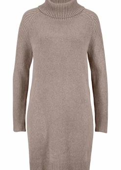 Best Longpullover mit Rollkragen Damen Strickmode|Pullover & Strickjacken