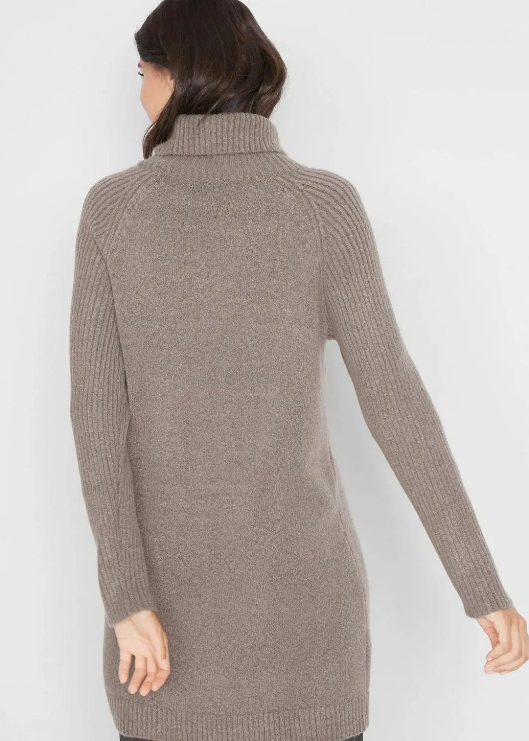 Best Longpullover mit Rollkragen Damen Strickmode|Pullover & Strickjacken