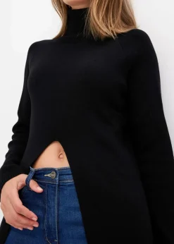 Clearance Longpullover mit Schlitz Damen Bekleidung·Umstandsmode|Strickmode