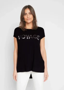 Discount Longshirt aus Viskose-Mix Damen Nachhaltigere Materialien|Shirts & Tops