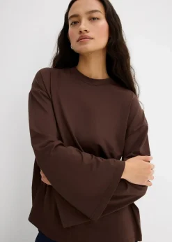 Damen bonprix Shirts & Tops|Longshirt aus fließender Qualität