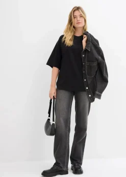 Hot Longshirt aus Interlock Damen Zweiteiler & Sets|Shirts & Tops