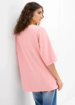 Damen bonprix Shirts & Tops|Zweiteiler & Sets|Longshirt aus Interlock