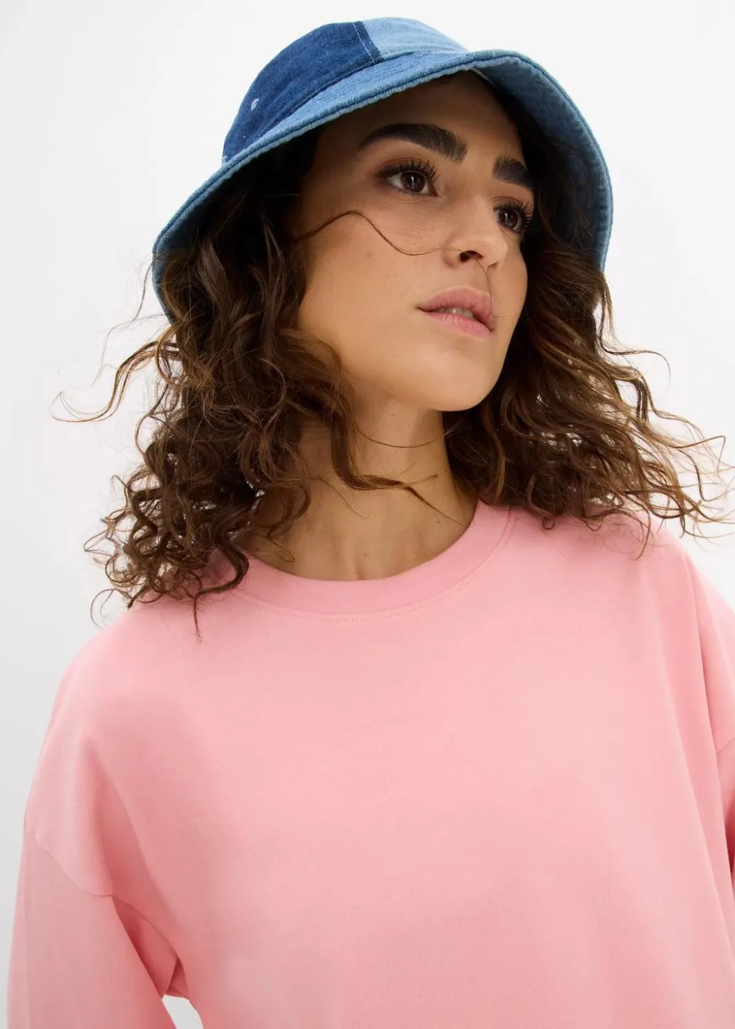 Damen bonprix Shirts & Tops|Zweiteiler & Sets|Longshirt aus Interlock