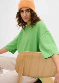 Outlet Longshirt aus Interlock Damen Shirts & Tops|Zweiteiler & Sets