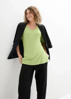 Outlet Long-Shirt aus nachhaltigem Viskose-Mix Damen Shirts & Tops