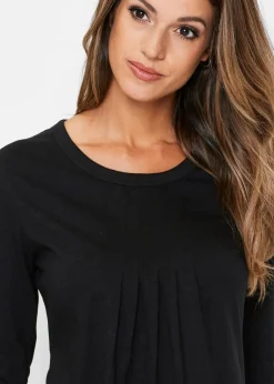 Damen bonprix Shirts & Tops|Longshirt aus reiner Baumwolle