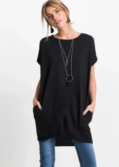 Damen bonprix Shirts & Tops|Longshirt aus reiner Baumwolle