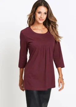 Damen bonprix Shirts & Tops|Longshirt aus reiner Baumwolle