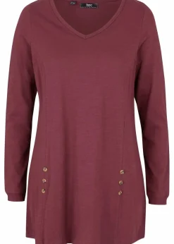 Discount Longshirt aus reiner Baumwolle Damen Shirts & Tops