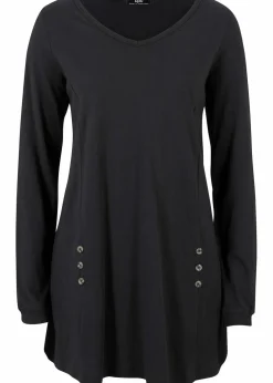 Damen bonprix Shirts & Tops|Longshirt aus reiner Baumwolle