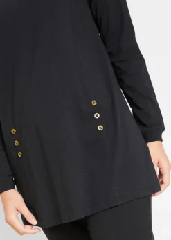 Damen bonprix Shirts & Tops|Longshirt aus reiner Baumwolle