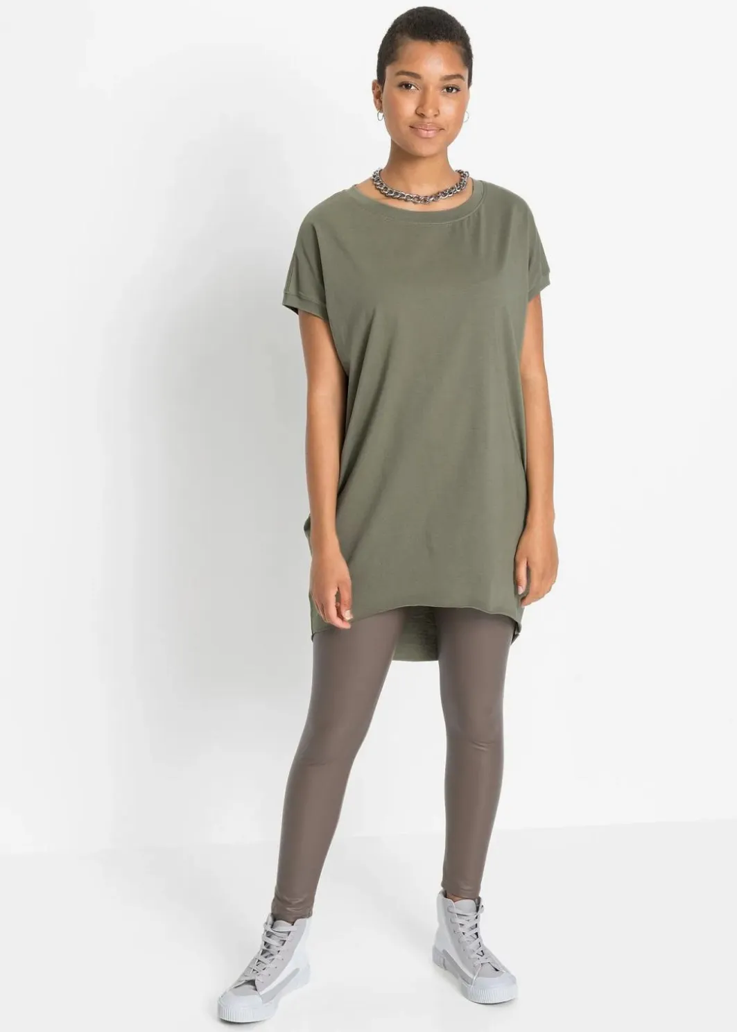 Sale Longshirt aus reiner Baumwolle Damen Shirts & Tops