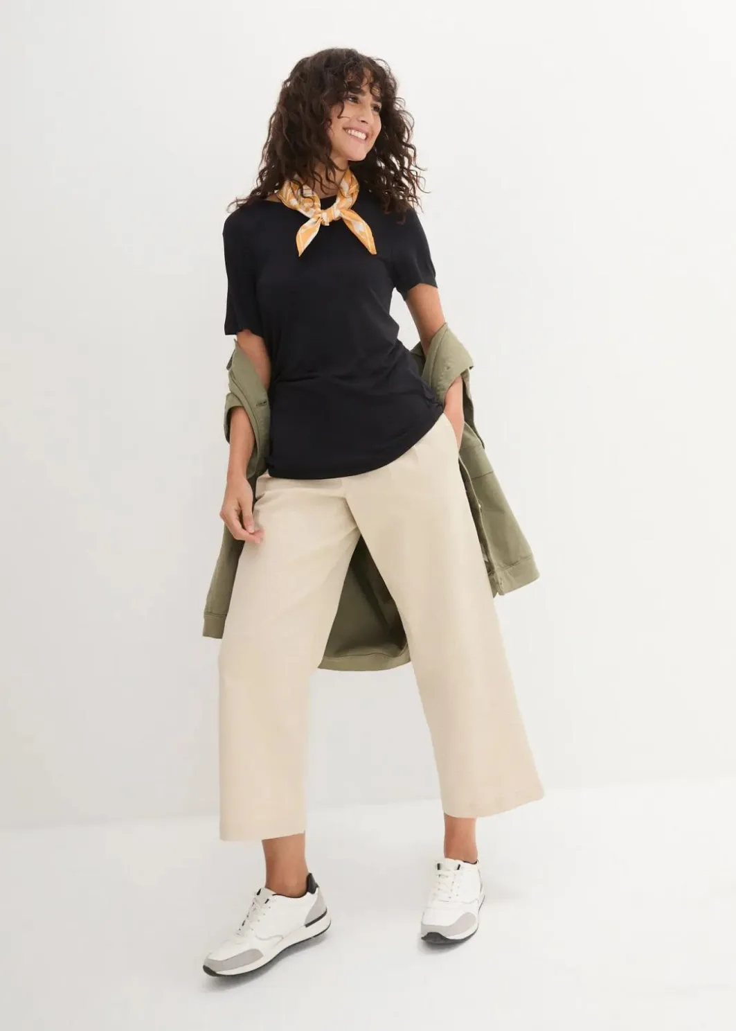 Damen bonprix Bekleidung·Röcke|Basics|Longshirt aus softer Viskose