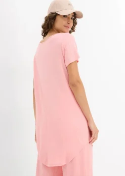 Outlet Longshirt aus softer Viskose Damen Shirts & Tops|Basics
