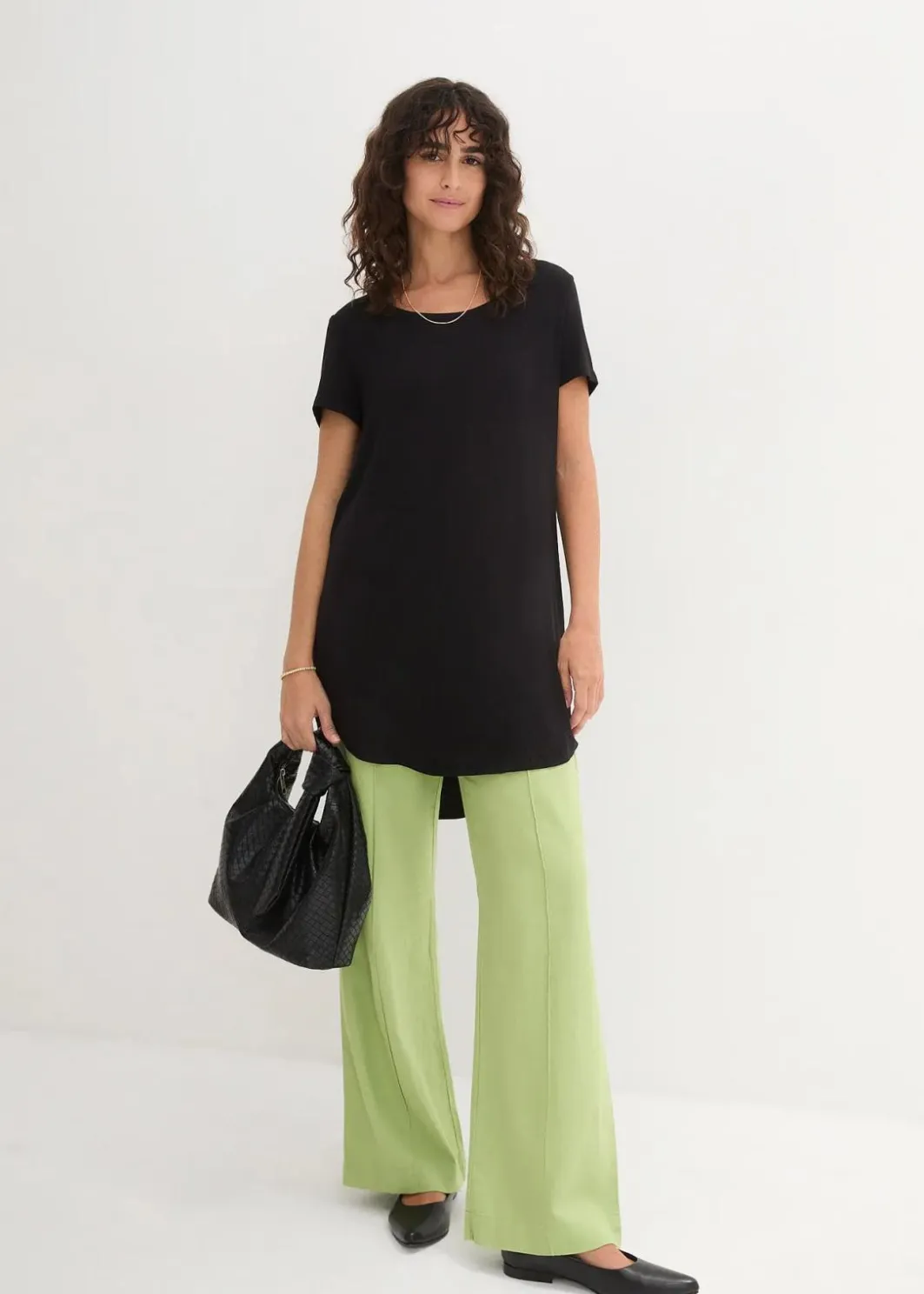 Damen bonprix Bekleidung·Röcke|Nachhaltigere Materialien|Longshirt aus softer Viskose