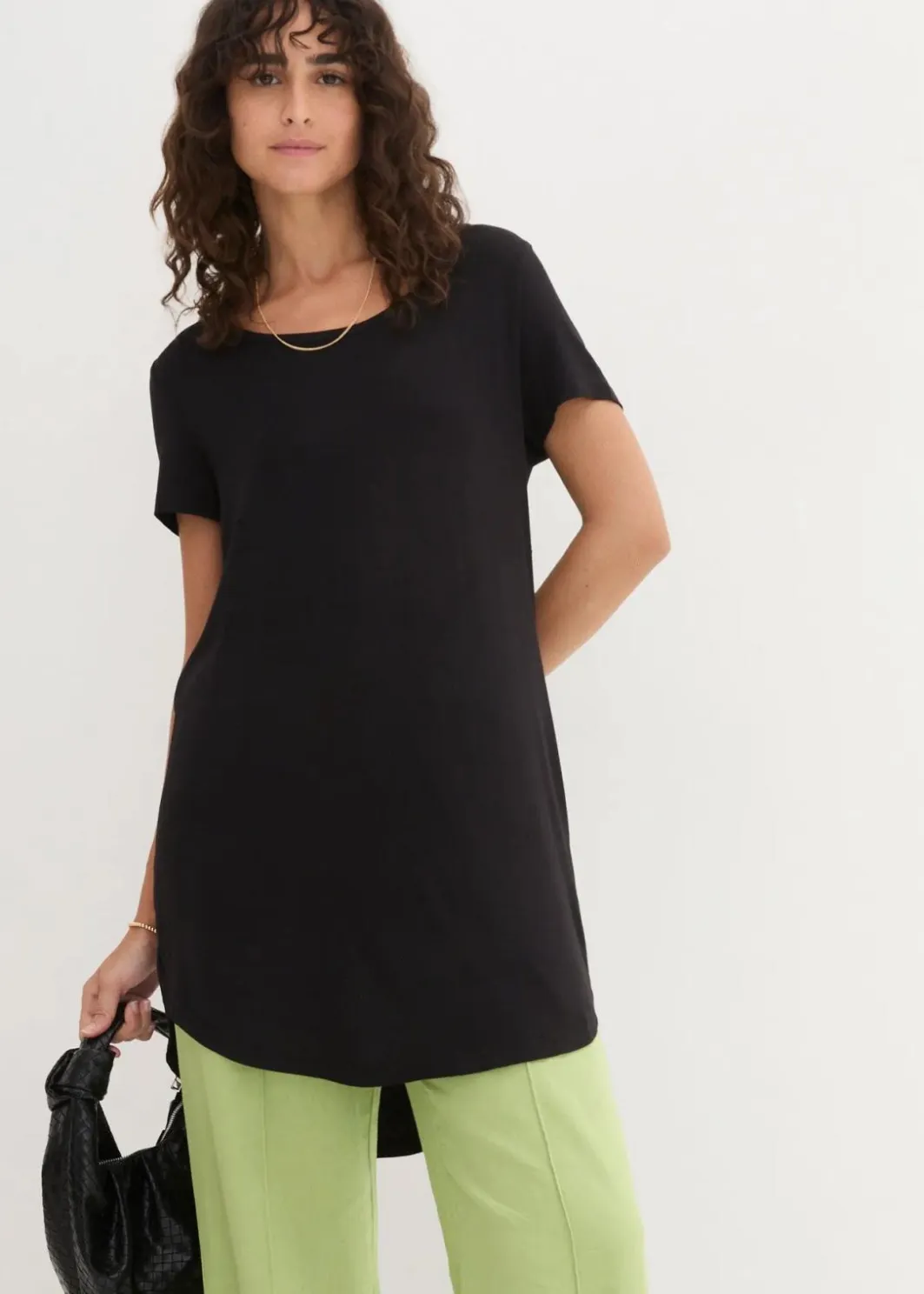 Damen bonprix Bekleidung·Röcke|Nachhaltigere Materialien|Longshirt aus softer Viskose