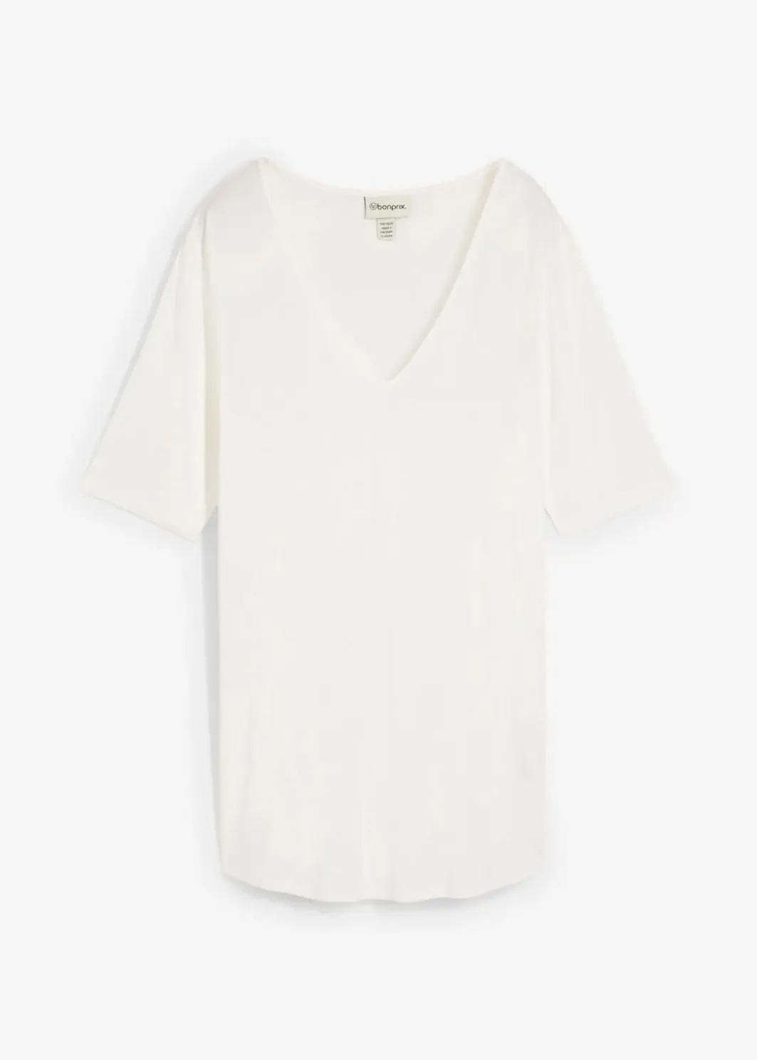 Damen bonprix Nachhaltigere Materialien|Shirts & Tops|Longshirt aus softer Viskose