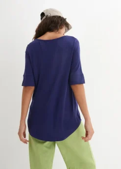 Damen bonprix Shirts & Tops|Basics|Long-Shirt aus softer Viskose