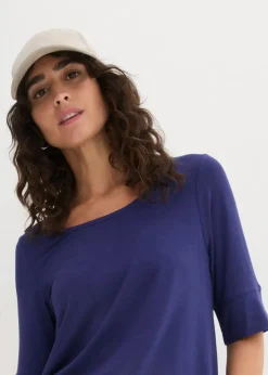 Damen bonprix Shirts & Tops|Basics|Long-Shirt aus softer Viskose